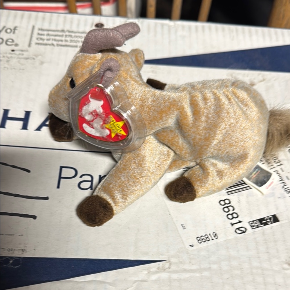 Ty Beanie Baby Goat Plush